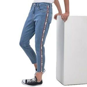 Levi's 721 Sequin High Rise Jeans Skinny Sport Limited Edition Big E Size 30